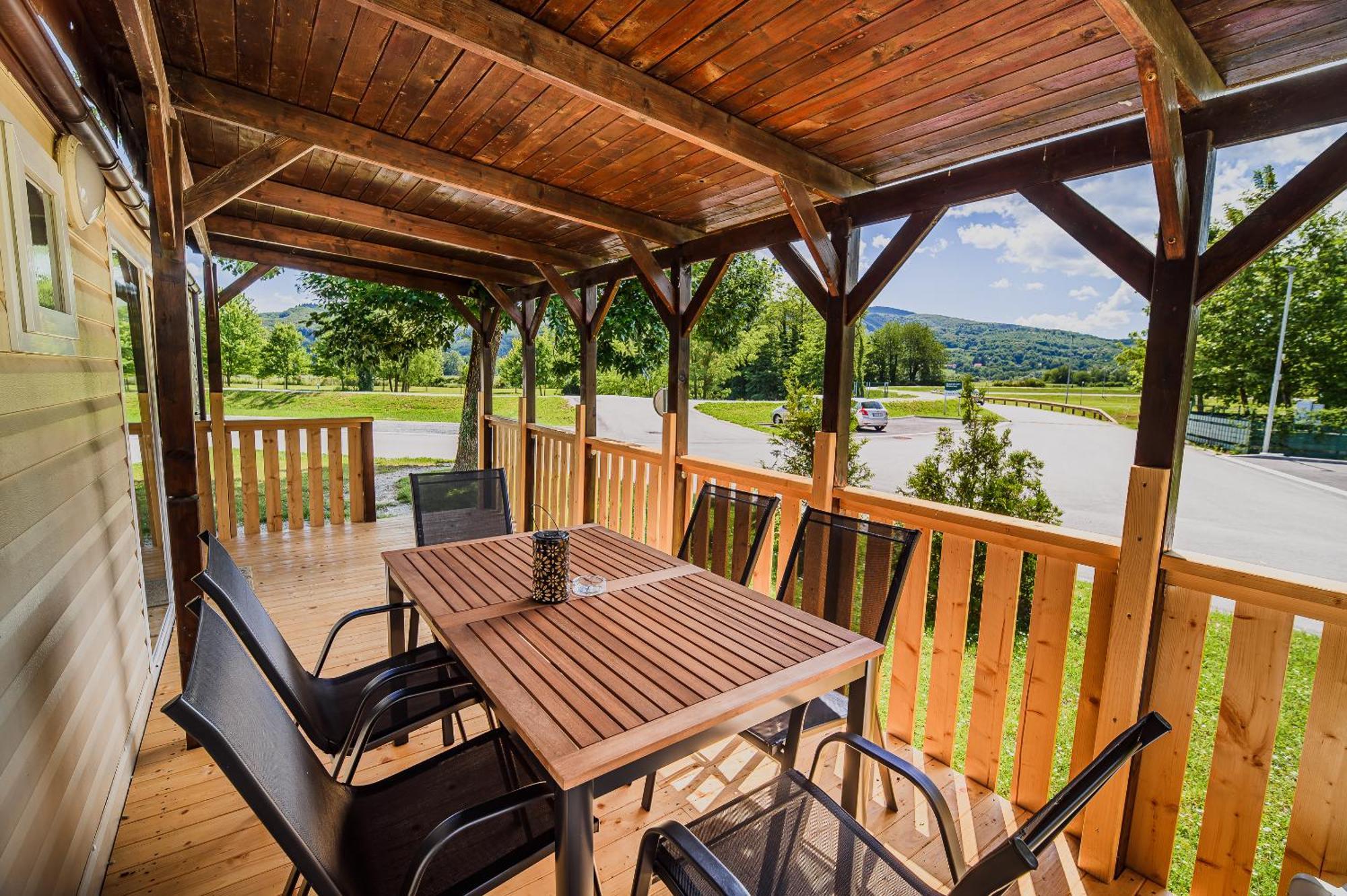 Lake View Mobile Homes With Thermal Riviera Tickets In Terme Catez Catez ob Savi Exterior photo